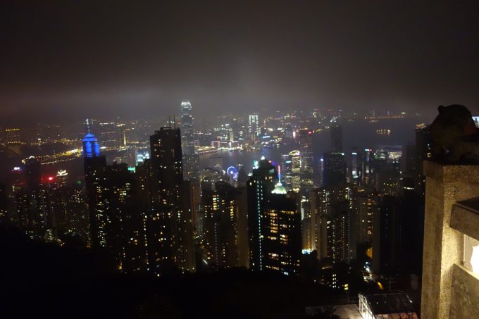 100万ドルの夜景：香港島で一番高いヴィクトリア・ピーク